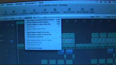 Logic Pro 8 Tutorial: Arrange Window
