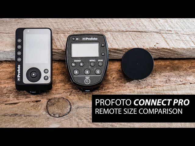 Profoto Connect Pro Remote Size Comparison | NEW Connect Pro 