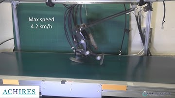(no narration version) ACHIRES: Bipedal Running Using High-speed Visual Feedback