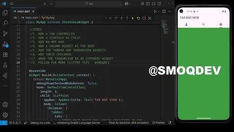 Flutter TabBar Tutorial | How to Create Tabs with Page Navigation