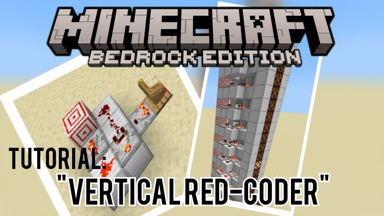 Vertical Red coder Tutorial For Minecraft Bedrock Edition MCBE YouTube vertical-red-coder-tutorial-for-minecraft-bedrock-edition-mcbe-youtube