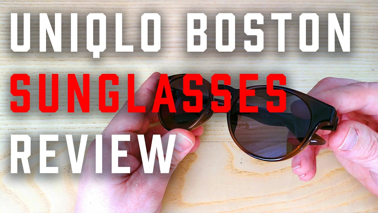Quick Review of Uniglo's Boston Sunglasses - YouTube