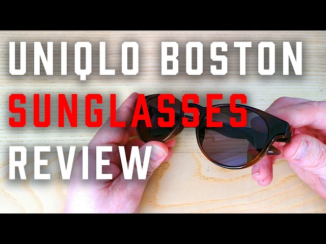 Quick Review of Uniglo's Boston Sunglasses - YouTube