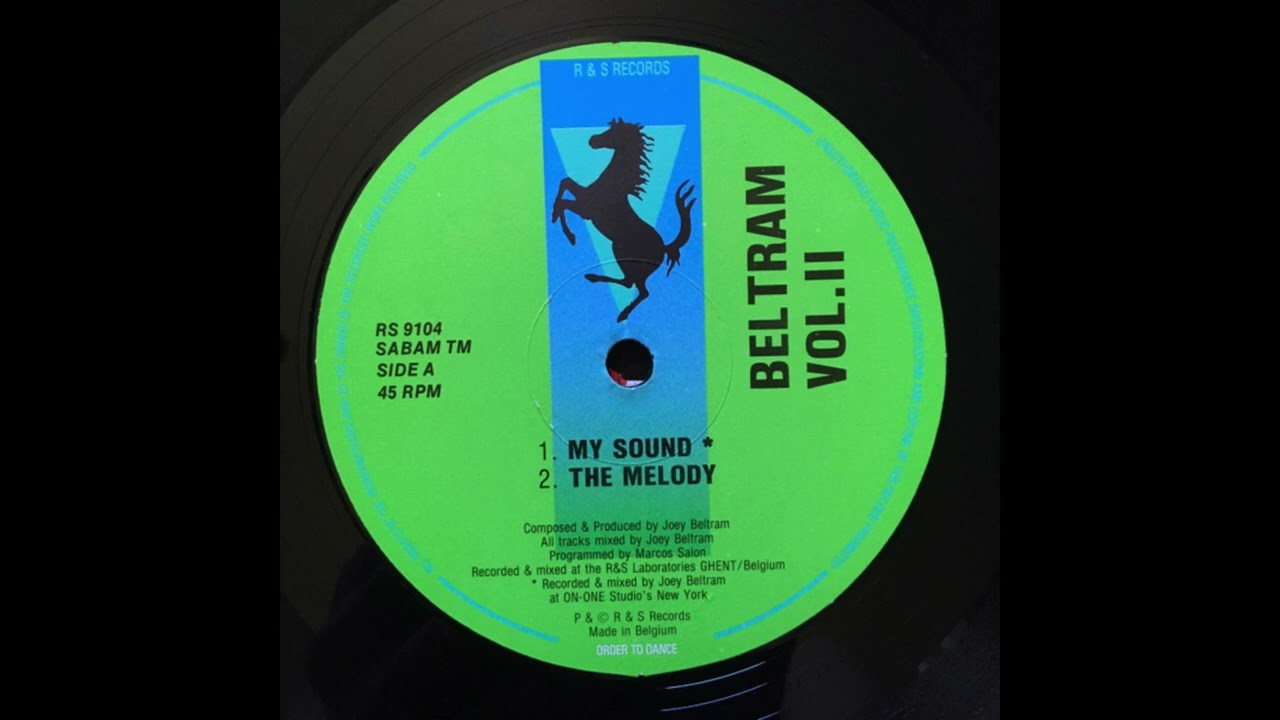 Joey Beltram - My Sound [RS 9104] - YouTube
