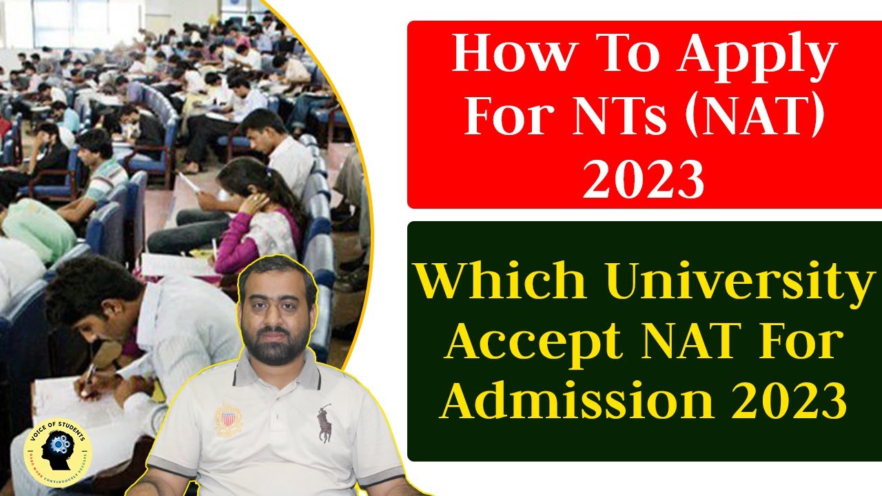 How To Apply For NTs (NAT) 2023 || Voice of Students