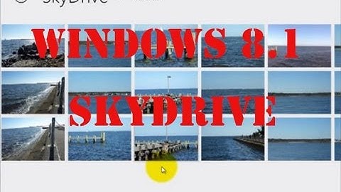 Skydrive Integration ( How to use skydrive ) - Windows 8.1 Tutorial