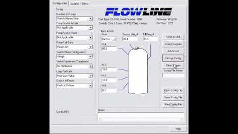 WebCal Software - Free Ultrasonic Level Sensor Configuration Tool