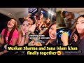 Muskan sharma and sana islam khan finally together   muskan sharma and sana islam khan new