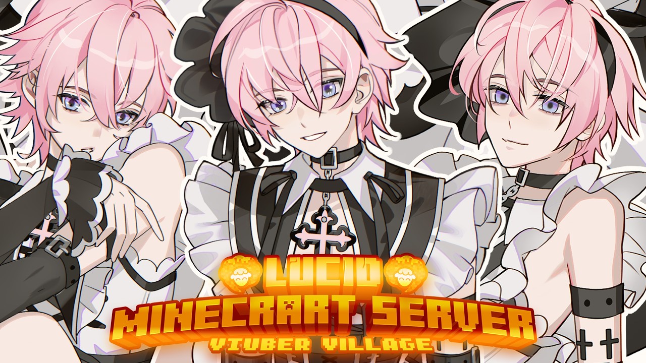 【Minecraft】 LUCID MINECRART SERVER VTUBER VILLAGE EP. 1