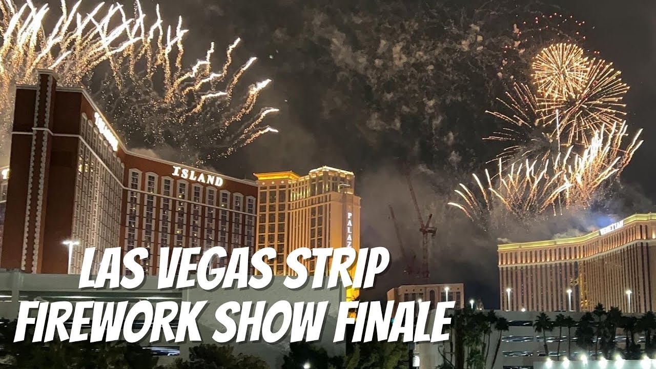 NEW YEARS EVE Fireworks Finale NYE 2023 Las Vegas Strip Firework Show