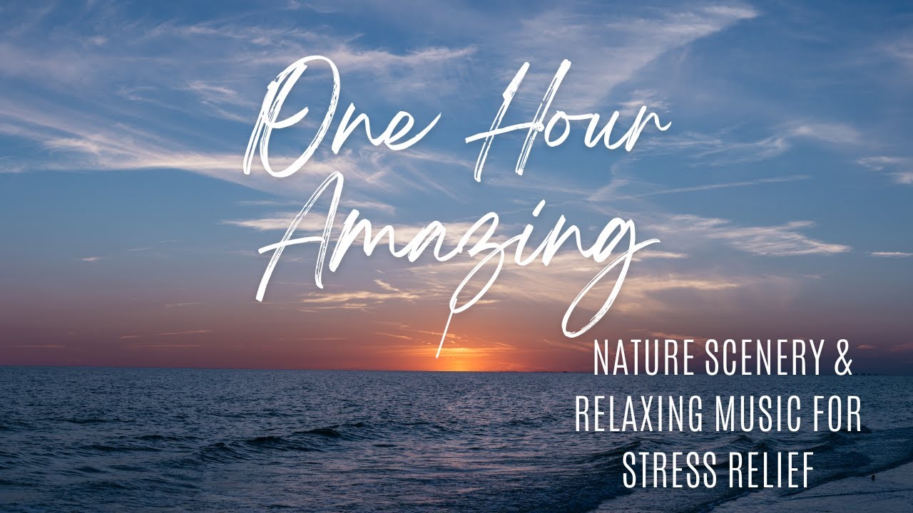 1 Hour Amazing Nature Scenery & Relaxing Music for Stress Relief ...
