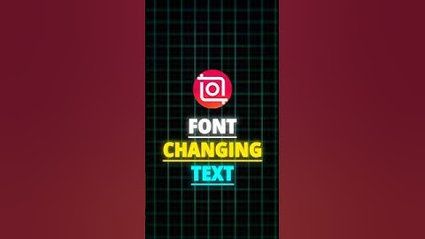 InShot | Font Changing Text Tutorial 🍃 | #inshot