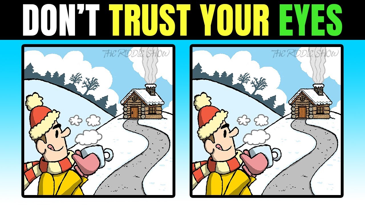 [Spot the Difference Brain Training] The subtle differences will test ...