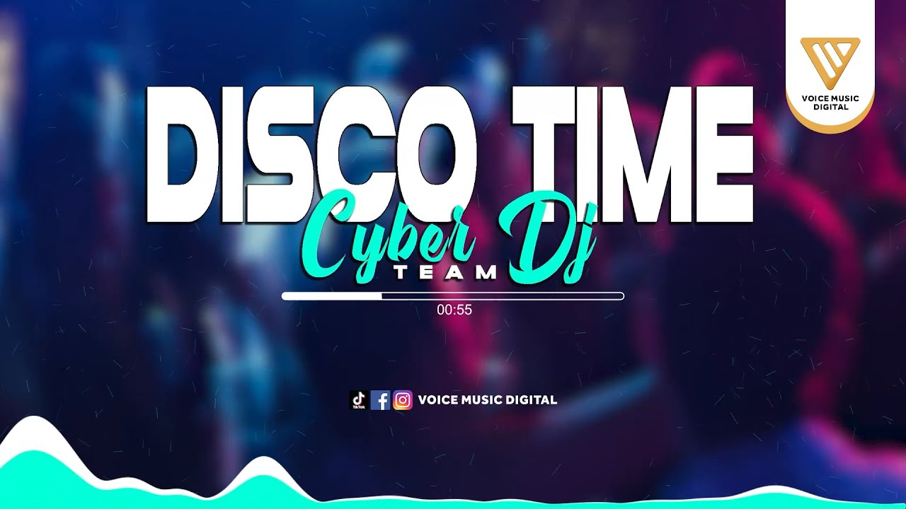 DJ Disco Time   CYBER DJ TEAM Official Audio Visualizer