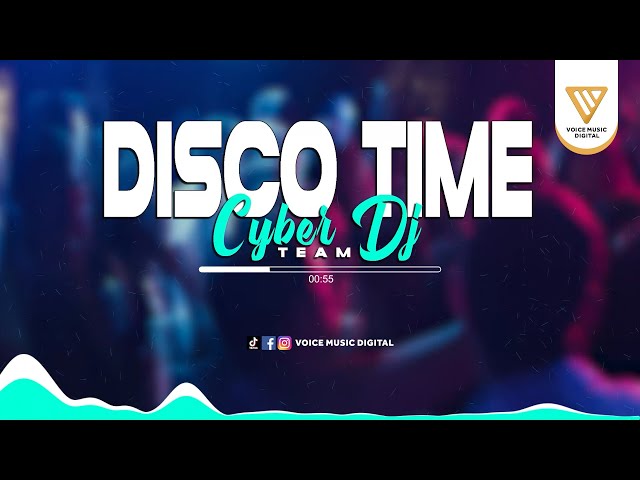 DJ Disco Time - CYBER DJ TEAM (Official Audio Visualizer) class=