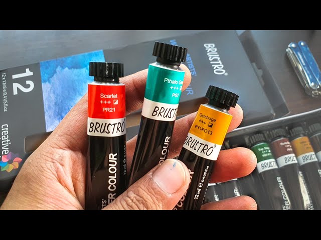 Brustro Toned Grey Sketchbook Unboxing & Review/ NDN Painting