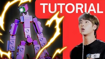 (TUTORIAL) Mini Lego Robot Figure TUTORIAL #lego #robot #tutorial #mini #easy #build #frame #mech