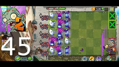 Plants vs Zombies 2 - Gameplay Walktrough Part 45 - Modern Day: Day 10 (iOS, Android)