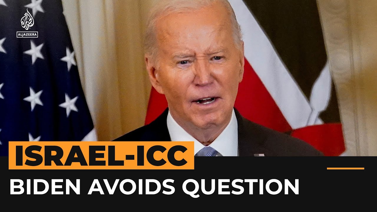 Biden avoids question on ICC allegations against Israel | Al Jazeera Newsfeed