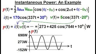 electrical engineering: ch 12 ac power (3 of 38) instantaneous power: an example