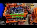 Harbor freight us general master tech cart tour and organization upgrade organization