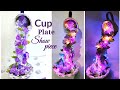 Plastic bottle craft ideas  floting tea cup with plastic bottle  diy tea cup craft ideas