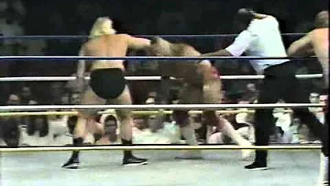 WW 4/22/89- Sullivan & Spivey vs Steve Casey & Cli...