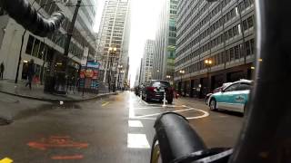 pedestrians and the dearborn bike lane