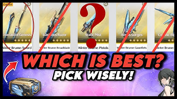 The best 5 Star Weapon to Choose From your Weapon Selection Box at UL45 - Wuthering Waves