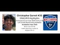 Christopher garrett 36 tennessee soccer club u19 ecnl  gsaufa highlights