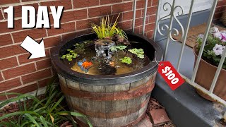 BUILDING a BUDGET POND for under $100