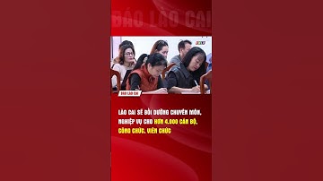 Lào Cai sẽ bồi dưỡng chuyên môn, nghiệp vụ cho hơn 4.000 cán bộ, công chức, viên chức | THLC
