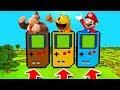 Minecraft PE : DO NOT CHOOSE THE WRONG GAMEBOY! (Donkey Kong, Pacman & Mario)