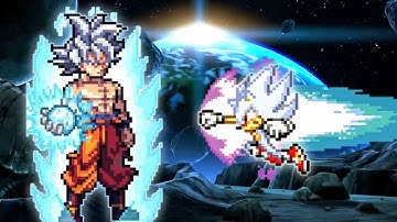 Son Goku RN OP(All Form) VS Sonic Chaos V4 JVL OP(All Form) in Jump Force Mugen