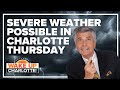 Severe weather possible in Charlotte Thursday image