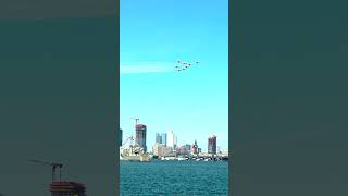 4th of July in New York City, Military Fighter Jets Flying Over Hudson River #4thofJuly #NYC2026