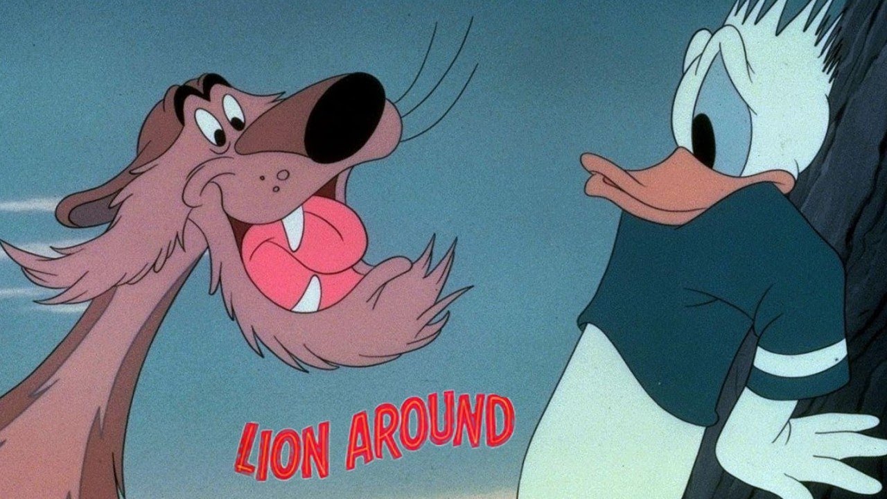 Lion Around 1950 Disney Donald Duck Cartoon Short Film