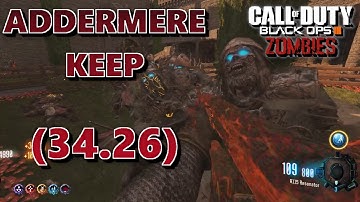 "ADDERMERE KEEP" Easter Egg Speedrun (34.26) - BO3 Custom Zombies