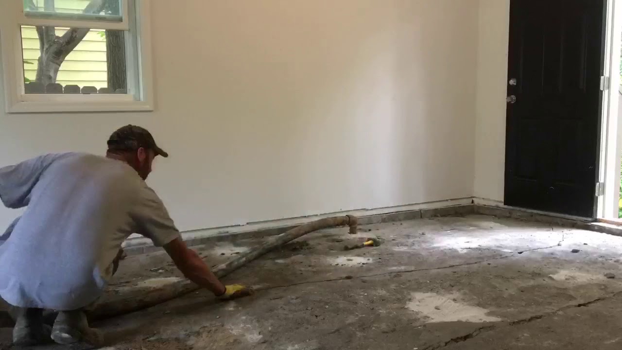 Garage Floor Mudjacking in Kansas City YouTube