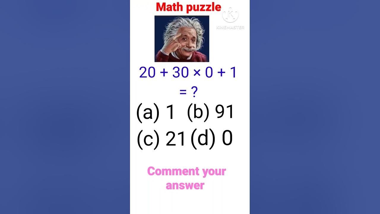 Math puzzle YouTube