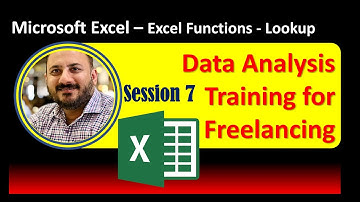 Session 7: Data Analytics training for freelancing (Microsoft Excel) - Lookup Functions @W3Skillset