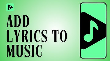 How to Add Lyrics to Music Using musicolet Andriod Phone