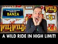 A WILD Ride in HIGH LIMIT 🔥$100 Bets + MORE with a JACKPOT!