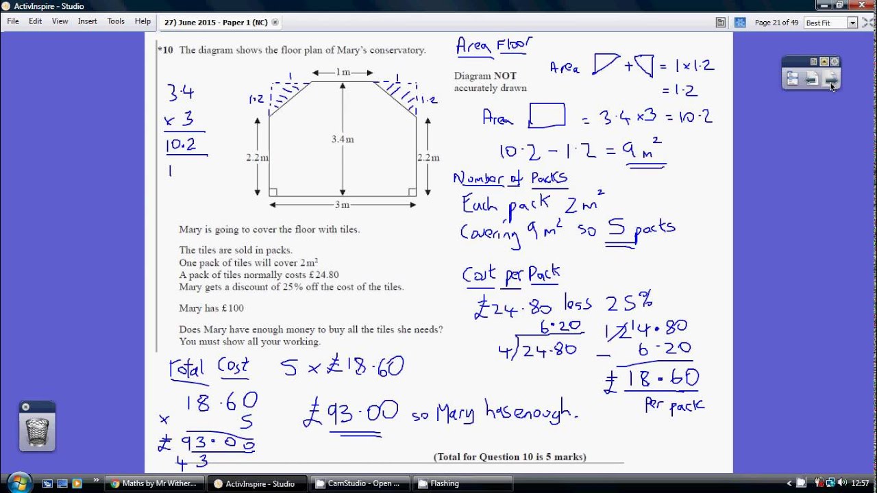two tier gcse maths homework answers