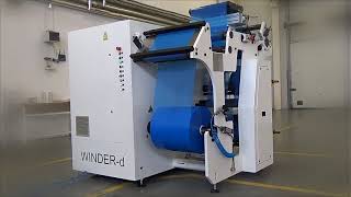 NEW WINDER-D Compact slitter rewinder from Jurmet- For sale by Euro Machinery