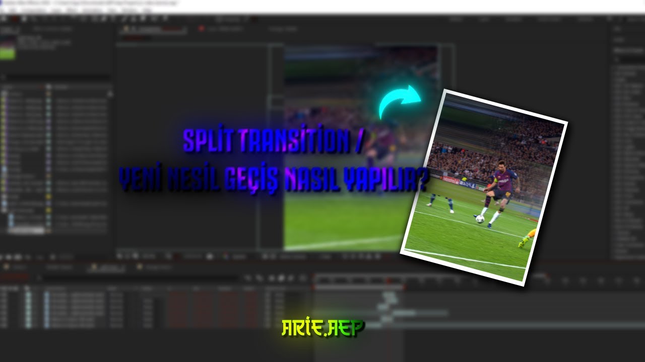 Yeni Nesil Geçiş Nasıl Yapılır ? - Split Transition - ∣ After Effects ∣ ...