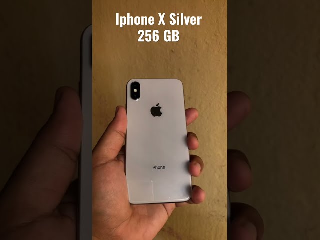 Apple iPhone X Silver 256 GB