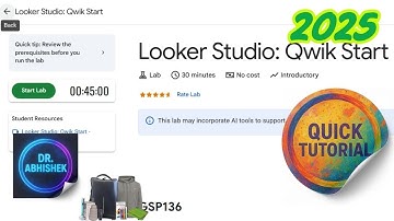 Looker Studio: Qwik Start | GSP136 | Step By Step Guide | [2025] | #qwiklabs #googlecloudplatform