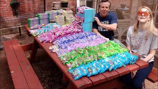 BEST DUMPSTER DIVING AT DOLLAR TREE! ~ $400 WORTH OF FREE CANDY! BEST DIVE EVER! #freecandy #freegan