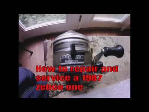 How to repair and service a 1987 zebco classic one feather touch